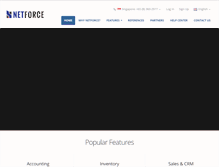 Tablet Screenshot of netforce.com